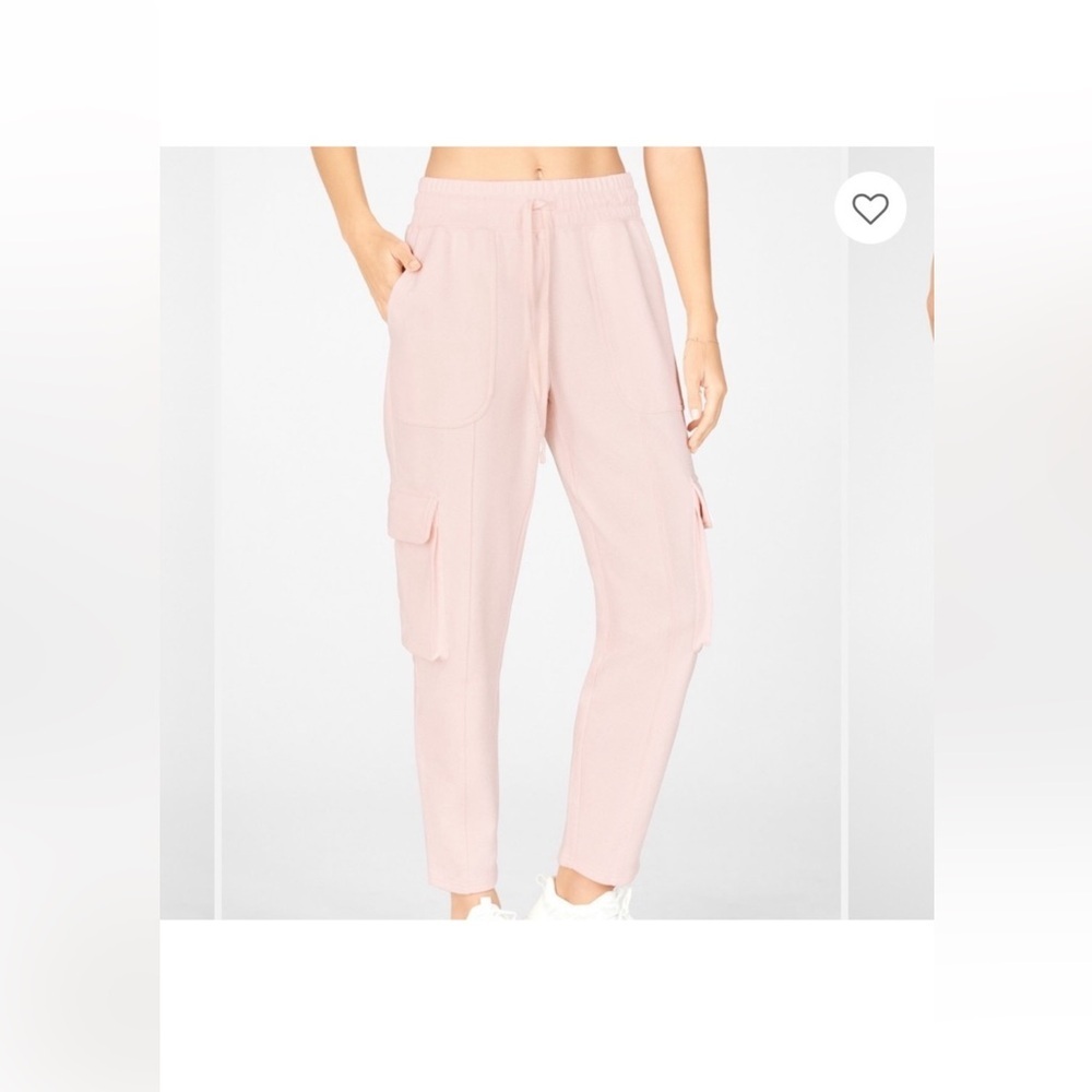Fabletics Light Pink Cargo Pants Size Small EUC